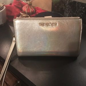 Michael Kors Adele Wristlet Gold